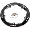 CCYYMOWOK Moto Accessori per Yamaha TMAX 530 TMAX530 SX DX 2017 2018 2019 TMAX 560 TMAX560 2020 2021 2022 2023 2024 CNC Alluminio Protezione della Cinghia Coperchio Puleggia (Nero)