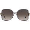 Marc Jacobs MJ 1105/S Occhiali da Sole, Grigio/Beige, 57 Donna