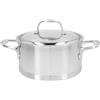 Demeyere Atlantis 7 Casseruola con coperchio - 20 cm, 18/10 acciaio inossidabile