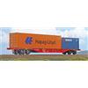 ACME 40413 Carro intermodale Sgnss 60' Rail Cargo Au-stria Hapag-Lloyd e GeSeaco