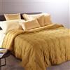 Caleffi 55148 Microfibra Mia Calduccia Coperta Mezza Stagione per Singolo Letto, Oro