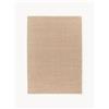 Westwing Collection Tappeto in lana tessuto a mano Amaro - Marrone chiaro