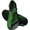 WCXTY Alluce Valgo Ortopedico Sandali da Donna,Casuale Leggero Alluce Valgo Pantofole Piatte,Estate Romano Signore Infradito da Spiaggia,per Fascite Plantare/Correzione del Piede (Color : Green, Size : 41