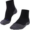 FALKE Tk2 Explore Cool Short W Sso Lyocell Filo Funzionale Spessi Antivesciche, Calzini da escursionismo Donna, Nero Black-Mix 3010, 37-38