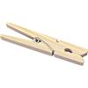 Rayher Set di 100 mollette in legno per foto, scrapbooking, artigianato con carta e calendario dell'Avvento, 7,2 cm, 6131800