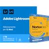 Adobe Lightroom CC + Norton 360 Deluxe per 3 dispositivi | 1 Anno