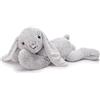 MorisMos XXL Coniglio Peluche Grande, 80cm Grigio Coniglio de Peluche Gigante, Kawaii Morbido Teddy Animali di Peluche Regalo per Fidanzate Bambini Compleanno Natale Deco