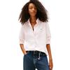 Tommy Jeans Tjw Reg Oxford Shirt Dw0Dw19890, Camicia a Maniche Lunghe, Donna, Bianco (Ecru), XL