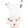 JACK AND VANILLA, Giocattolo di peluche Pecora Bianco per Cani 60 cm, design realistico, sonoro e lavabile, ideale per giochi interattivi, colore brillante, modello Flatties