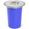 WELL HOME MOBILIARIO & DECORACIÓN WELL HOME - Pattumiera integrabile su controsoffitti, con coperchio in acciaio inox 8 l, blu