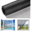 Rete Zanzariera In Fibra Di Vetro - Rotolo 120x250cm Grigio - Tagliabile Su Misura Con Spazzola Pulizia - Foto 7