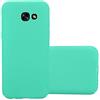 Cadorabo Custodia per Samsung Galaxy A5 2017 in FROSTY VERDE - Rigida Cover Protettiva Sottile con Bordo Protezione - Back Hard Case Ultra Slim Bumper Antiurto Guscio Plastica