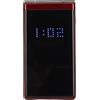 Zunate Telefoni a Conchiglia per Anziani Sbloccati, Telefono Cellulare con Pulsanti Grandi per Anziani, Schermo da 2,8, 5900 MAh, Pulsante SOS, Torcia, Doppia SIM, Voce Forte (Rosso)