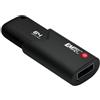 Emtec - Unità flash USB 3.0 (3.2) Click Secure B120 - Memoria Flash Drive da 64 GB - Archiviazione esterna - Lettura 100Mb/S - Scrittura 20Mb/S - Con Software di Encryption AES256 Bits FIPS140-2 - Nero
