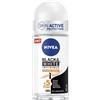 NIVEA Black & White Black Invisible Ultimate Impact Deodorante roll on da 50 ml, Deodorante donna antitraspirante 48h, Formula profumata che regola la traspirazione