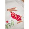 VERVACO Kit Punto Croce Prestampato Centrotavola CONIGLI PASQUALI Biancheria Da Tavola Set Fai Da Te Creativo 40 x 100 cm Kit Hobby Creativi Adulti Casa Decor Cross Stitch Runner