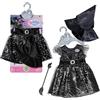 BABY born Abito da strega con scopa e cappello da strega, abito per bambole da 43 cm, 836026 Zapf Creation
