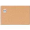 Bi-Office bacheca New Basic, Lavagna in sughero con cornice in MDF, 885x585 mm, Telaio Bianco