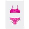 Tezenis Bikini Brassiere Con Slip Barbie Bimba Bambina Rosa