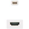 Brightium Convertitore Mini DisplayPort a HDMI, mDP/M-HDMI A/H, maschio-femmina, bianco, 15 cm