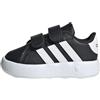 adidas Grand Court 2.0 Shoes Kids, Scarpe da Tennis Unisex - Bimbi 0-24, Black White, 26 EU