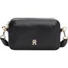 Tommy Hilfiger Donna Borsa a Tracolla Chic Flap Crossover Piccola, Nero (Black), Taglia Unica