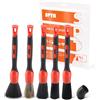 SPTA Spazzola per Cerchioni, Set di 5 Pennelli detalles de automóviles Diferentes cepillos de pelo suave Kit con cabezal reemplazable para limpieza