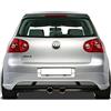RDX Racedesign Minigonna posteriore compatibile con Volkswagen Golf V Hatchback 3/5-porte 2003-2008 'V2' (scarico R32) escl. Variant/Plus (ABS)