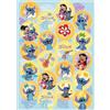 dekora - Decorazione per Pasticceria per Compleanni Infantili - Mini Dischi di Stitch 3,4 cm - Disco di Carta Commestibile per Biscotti, Cupcake, Torte Senza Glutine né Lattosio