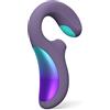 Lelo Enigma Double Sonic Purple Cyber Massaggiatore a Tripla Stimolazione, 1 Pezzo