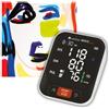 Med Trust Wellion Wave Design Misuratore di Pressione Sfigmomanometro da Braccio con Bracciale Misura 22-42 cm