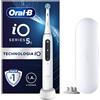 Oral-B iO 5S Bianco - Spazzolino elettrico per l'igiene orale, 1 spazzolino con testina e custodia