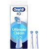 Oral-B iO Testine Di Ricambio Ultimate Clean colore Bianco, 2 Pezzi