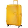 American Tourister Soundbox - Spinner L Advanced Suitcase, 77 cm, 97/110 L, Giallo (Golden Yellow)