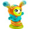 Fisher-Price - DJ Nino Salterino,Edizione tedesca, giocattolo musicale interattivo ed educativo con luci e azione saltellante, Giocattolo per Bambini 9-36 Mesi, HJP94