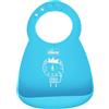 Chicco bavaglia silicone azzurro - CHICCO - 985914389