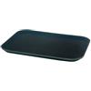 LEONE Vassoio antiscivolo polipropilene nero rettangolare cm 25x35