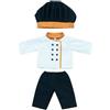 Miniland - Vestiti per Bambola da 38 cm, Costume da Cuoco per il Gioco di Ruolo e la Scoperta dei Mestieri