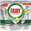Fairy Platinum Detersivo Pastiglie Lavastoviglie, Brillantante, 100 Capsule Lavastoviglie, Limone, Con Sistema Di Prelavaggio Integrato, Efficace Nelle Sfide Difficili Contro Lo Sporco