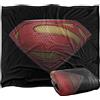 LOGOVISION Superman Man Of Steel Shield Coperta super morbida al tatto setoso - 152 x 127 cm