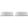 Decora 0931222 CAKEBOARD Silver 1,2 CM, Carta, Argento, 40 x 60 x H 1.2 cm (Confezione da 2)