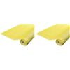 Cogir Pro Nappe - Cod. R482520I - Tovaglia a rotolo in carta damascata 1,18 x 25 Mt - 83 coperti - Carta dal motivo universale, offre eleganza e sobrietà - Colore giallo (Confezione da 2)