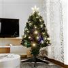 Glowster Luce natalizia per interni ed esterni, renne e slitta, bassa tensione, IP44, bianco caldo, 145 cm, ideale per decorare e creare un'atmosfera festiva.