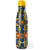 Excelsa Trinacria Bottiglia Borraccia Termica, Acciaio Inossidabile 18/10 a Doppia Parete, Capacità: 500 ml