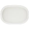 Creatable, Serie Uno Offwhite 30004 - Piatto da portata ovale, 1 pezzo, piatto da portata in gres, lavabile in lavastoviglie e microonde, made in Portogallo