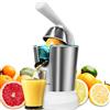 Cecotec Zitrus PowerAdjust 600 spremiagrumi bianco, potenza 600 W con regolatore di polpa, filtro in acciaio inox, due coni staccabili di diverse dimensioni, lavabile in lavastoviglie