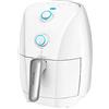 Cecotec Friggitrice ad Aria da 1,5 Litri Cecofry Compact Rapid Sun. 900 W, senza Olio, Capacità per 400gr di Patate, Temperatura 200ºC, Tempo Aggiustabile fino 30 min, Bianca