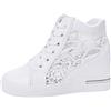 Generic Scarpe Donna Sneakers - Scarpe Cuscino d'Aria Morbido Casual Scarpe Sportive Scarpe Basse Casual Scarpe Tomaia Traspirante E Punta Scarpe Ginnastica Donna Scarpe Sportive Outdoor