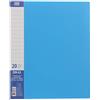 TIPTOP OFFICE TTO - Portalistino in polipropilene, formato DIN A3, 20, colore: Blu