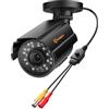 Anlapus 1080P Telecamera Analogica di Sorveglianza per Esterni, 2MP Videocamera Cablata AHD/960H/CVI/TVI, Visione Notturna da 24 m, IP66